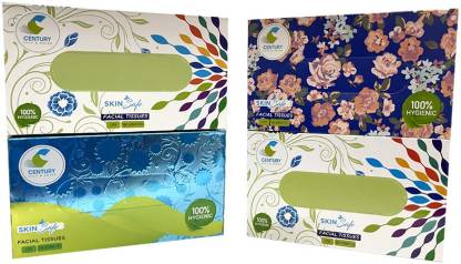 CENTURY Facial Tissue Box 4x100(400 Pulls) - Price in India, Buy ...