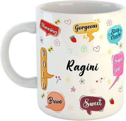 ARTBUG Ragini Name Ceramic Coffee for Girls - Best Birthday Gift for Daughter, Sister, Girlfriend, Wife, Return Gift - Color - White, Name - Ragini Ceramic Coffee Mug Price in India - Buy ARTBUG Ragini Name Ceramic Coffee for Girls - Best Birthday Gift for Daughter, Sister, Girlfriend, Wife, Return Gift - Color - White, Name - Ragini Ceramic Coffee Mug Price in India - Buy