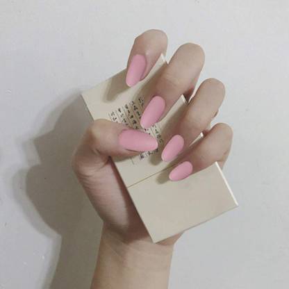 maycreate DIY Press on Nails,Nude Acrylic Nails Press on,Stick on Nails for Women,Matte Finish Jell-o Double-sided Tape With Nails, Fake Nails Splicing Pattern for Nail Art (Pink) pink - Price in India, maycreate DIY Press on Nails,Nude Acrylic Nails Press on,Stick on Nails for Women,Matte Finish Jell-o Double-sided Tape With Nails, Fake Nails Splicing Pattern for Nail Art (Pink) pink - Price in India,