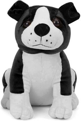 Meow Billi Fiber Filled Cotton Stuffed Animal & Cartoon Sitting Puppy  Bulldog Extra Soft Toy of