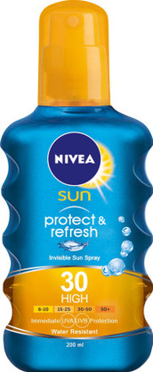 nivea sun protect & refresh spf30