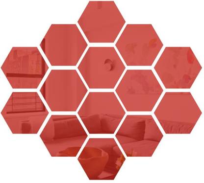 Bientot 3D Acrylic Decorative Mirror Red Hexagon Wallpaper Decorative Red Wallpaper Price in India - Buy Bientot 3D Acrylic Decorative Mirror Red Hexagon Wallpaper Decorative Red Wallpaper online at Bientot 3D Acrylic Decorative Mirror Red Hexagon Wallpaper Decorative Red Wallpaper Price in India - Buy Bientot 3D Acrylic Decorative Mirror Red Hexagon Wallpaper Decorative Red Wallpaper online at