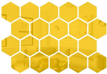 Bientot 3D Acrylic Decorative Mirror Golden Hexagon Wallpaper Abstract Gold Wallpaper Price in India - Buy Bientot 3D Acrylic Decorative Mirror Golden Hexagon Wallpaper Abstract Gold Wallpaper online at Bientot 3D Acrylic Decorative Mirror Golden Hexagon Wallpaper Abstract Gold Wallpaper Price in India - Buy Bientot 3D Acrylic Decorative Mirror Golden Hexagon Wallpaper Abstract Gold Wallpaper online at