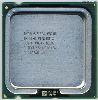 Intel PENTIUM E5700 3 GHz LGA 775 Socket 4 Cores Desktop Processor - Intel  : Flipkart.com