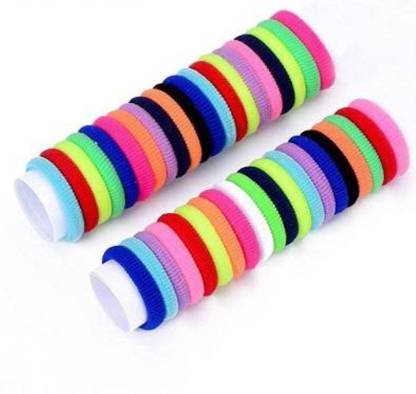 Shona Fashion Creation Rubber Band Multi-Colour Pony Round Hair Band For Women and Girls (30Pcs. Rubber Band-Multicolor) Rubber Band