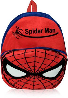  | Regallo Kids School Bag Red Spiderman Cartoon Print Backpack  for Boys/Girls Suitable For Nursery,LKG,UKG & Playschool Students School  Bag School Bag - School Bag