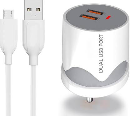 OUD  A Multiport Mobile Best Quality  Wall Charger with Micro-USB  Cable Dual