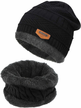 cap with neck muffler