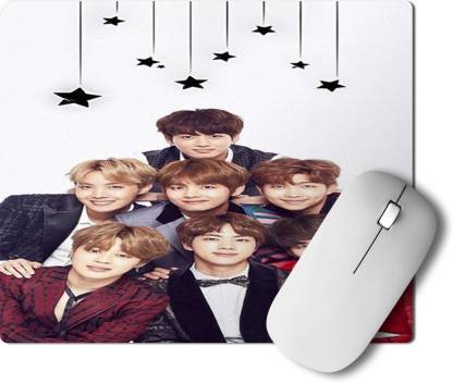 PrintingZone BTS Mouse Pad Bts Army BTS Signature BTS Logo Printed Mouse  pad for Computer Laptop and Gaming (9 inch X  inch)MSP-20 Mousepad -  PrintingZone : 