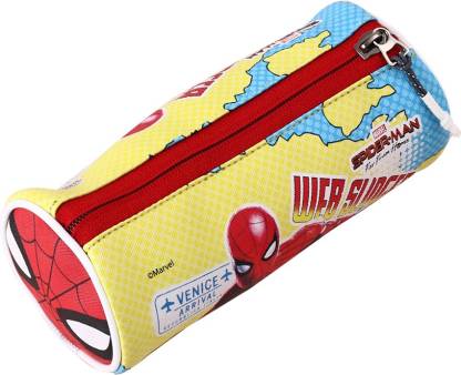  | MARVEL Round Pouch Cartoon Characters Art Polyester Pencil  Box - Pouch