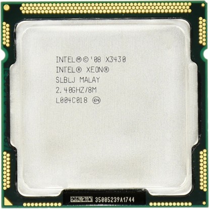 Refurbished Intel Xeon X3430 2.4GHz LGA 1156/Socket H 2.5 GT/s Desktop CPU SLBLJ 