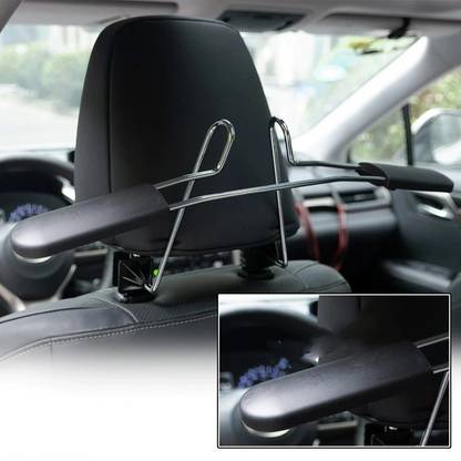 Znee Smart Zs Mo 350mmt Car Coat Hanger Seat Headrest Stainless Steel Jackets Hook Suits Clothes Rack Storage Auto Bracket Black In India Car Coat Hanger Seat Headrest, Car Coat Rack Headrest