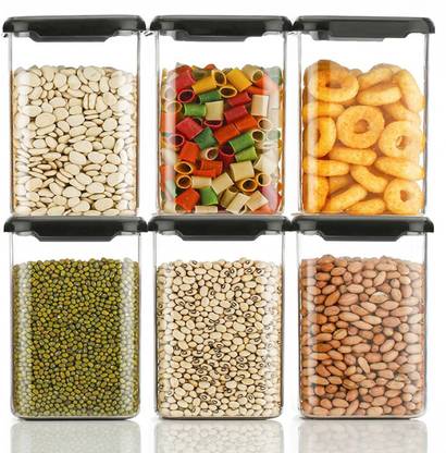Batliboi Flipkart Smart Air Tight Modular Kitchen Plastic Storage Containers Fridge Door Jars Canister Box Batliboi Flipkart Smart Air Tight, Dwellza Kitchen Airtight Food Storage Containers With Lids