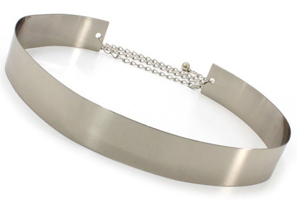 silver metal belts for dresses