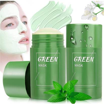 THTC Green Mask Stick for Face Moisturizes Oil Control Cleansing Pores ...