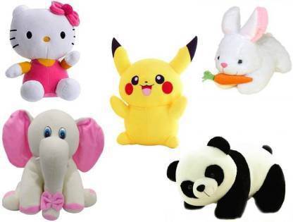 BE happy Behappy My Best Product Kitty Elephant Pikachu Rabbit Panda Stuffed  toy for children birthday