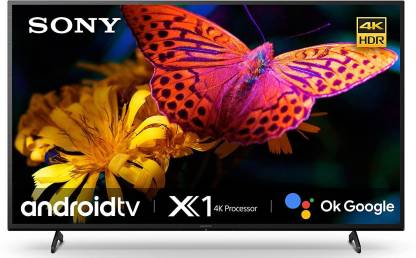 [For ICICI Bank Credit Cards] SONY X74 108 cm (43 inch) Ultra HD (4K) LED Smart Android TV  (KD-43X74)