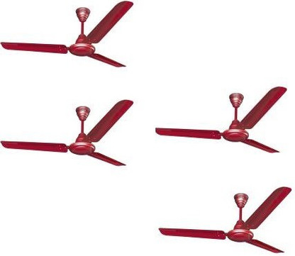 BROWN 1200 mm 3 Blade Ceiling Fan 