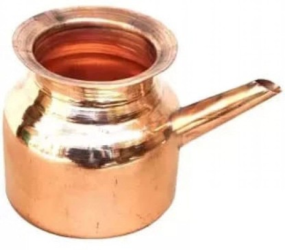 Pure Copper Neti Pot Lota Ramjhara Kalash Neti Pot Ramjhara Pooja Worship Lota 