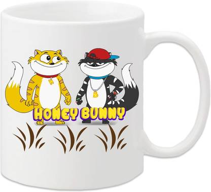 Made4U Creation Honey bunny cartoon printed Ceramic Coffee Mug Price in India - Buy Made4U Creation Honey bunny cartoon printed Ceramic Coffee Mug online at Made4U Creation Honey bunny cartoon printed Ceramic Coffee Mug Price in India - Buy Made4U Creation Honey bunny cartoon printed Ceramic Coffee Mug online at