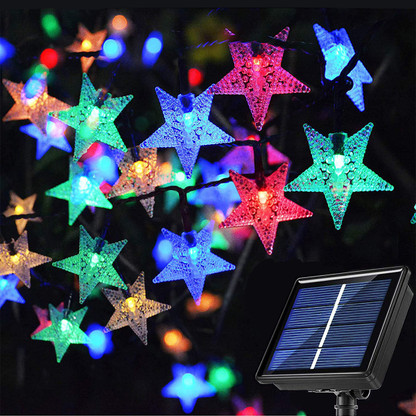 Solar Lights Fairy String Light Indoor Outdoor for Patio Lawn 100 Lights 30 ft 