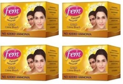 Fem Gold Creme Bleach (40gm each) - Price in India, Buy Fem Gold Creme  Bleach (40gm each) Online In India, Reviews, Ratings & Features |  