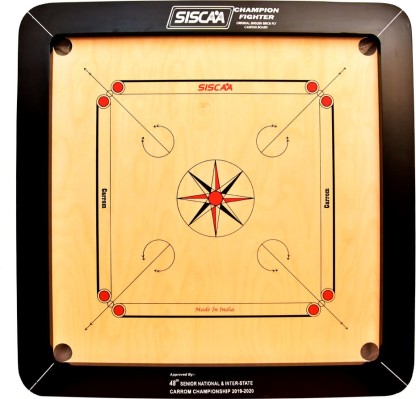 Siscaa Sure Slam Carrom Striker for National & International Carrom Tournament Professional Carrom Board Striker with Wooden Box 