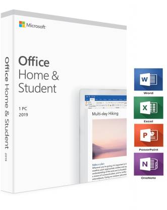 MICROSOFT Office Home and Student 2019, One-Time Purchase - Lifetime  Validity, 1 Person, 1 PC or Mac (Activation Key Card) Price in India - Buy MICROSOFT  Office Home and Student 2019, One-Time
