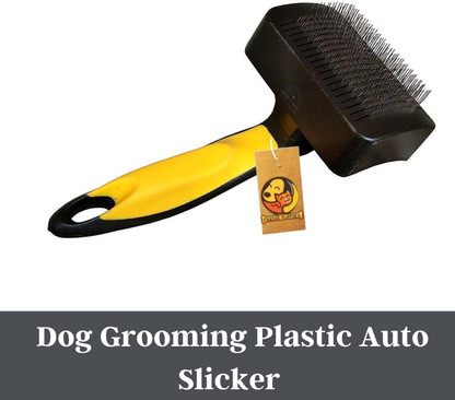 plastic dog brush