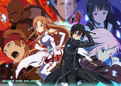 Sword Art Online Anime Series Matte Finish Poster Paper Print - Animation & Cartoons posters in India - Buy art, film, design, movie, music, nature and educational paintings/wallpapers at Sword Art Online Anime Series Matte Finish Poster Paper Print - Animation & Cartoons posters in India - Buy art, film, design, movie, music, nature and educational paintings/wallpapers at