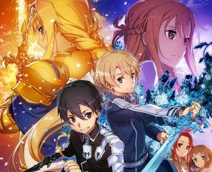 Sword Art Online Anime Series Matte Finish Poster Paper Print - Animation & Cartoons posters in India - Buy art, film, design, movie, music, nature and educational paintings/wallpapers at Sword Art Online Anime Series Matte Finish Poster Paper Print - Animation & Cartoons posters in India - Buy art, film, design, movie, music, nature and educational paintings/wallpapers at