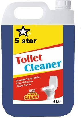 5 Star BEST TOILET CLEANER 5 LTR. Liquid Toilet Cleaner Price ...