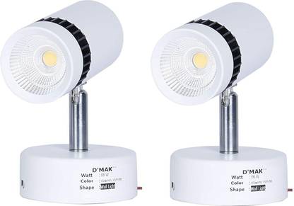 D Mak 6 Watt Warm White Adjustable 180 Led Spot Wall Track Light Decorative Set 02 Lights Ceiling Lamp In India - Wall Ceiling Lights Set D Mak 6 Watt Warm White Adjustable 180 Led Spot Wall Track Light Decorative Set 02 Lights Ceiling Lamp In India - Wall Ceiling Lights Set