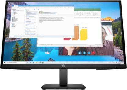 [For SBI/HDFC/ICICI CC] HP 27 inch Full HD LED Backlit IPS Panel Tilt and Height Adjustable, Pivot, Swivel Stand, Dual Speakers Monitor (M27ha)  (Response Time: 5 ms)