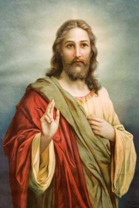 Jesus Christ ON FINE ART PAPER HD QUALITY WALLPAPER POSTER Fine Art Print -  Religious posters in India - Buy art, film, design, movie, music, nature  and educational paintings/wallpapers at 