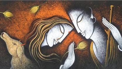 KRISHNA PAINTING ON FINE ART PAPER HD QUALITY WALLPAPER POSTER Fine Art Print - Religious posters in India - Buy art, film, design, movie, music, nature and educational paintings/wallpapers at KRISHNA PAINTING ON FINE ART PAPER HD QUALITY WALLPAPER POSTER Fine Art Print - Religious posters in India - Buy art, film, design, movie, music, nature and educational paintings/wallpapers at