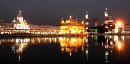 Golden Temple At Night Poster ON FINE ART PAPER HD QUALITY WALLPAPER POSTER  Fine Art Print - Art & Paintings posters in India - Buy art, film, design,  movie, music, nature and