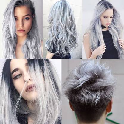 EVERERIN Best Hairstyle Temporary Hair Color White for Men and Women pack  of 3 , WHITE - Price in India, Buy EVERERIN Best Hairstyle Temporary Hair  Color White for Men and Women