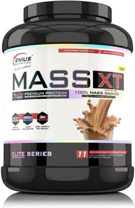 GENIUS NUTRITION | MASS XT | 100% MASS GAINER WITH ULTRA ...