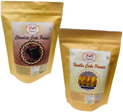 Paksiddhi Foods Eggless Vanilla And Chocolate Cake Mix 500 Gm Each Pack Of 2 1000 G Price In India Buy Paksiddhi Foods Eggless Vanilla And Chocolate Cake Mix 500 Gm Each