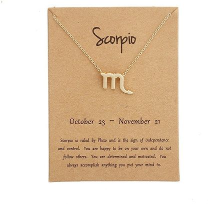 Scorpio Zodiac Pendant Alloy, Zinc 