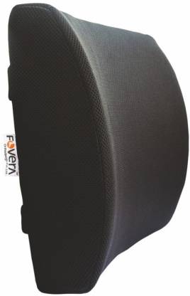 FOVERA Lumbar Support Memory Foam Cushion -Designed for Working Chair -Back Pain Relief Lumbar Support