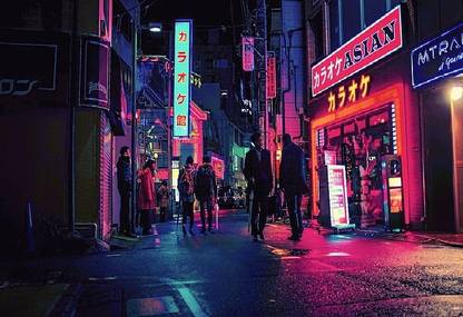 Smoky Design night japan city street wallpaper Poster Price in India - Buy Smoky Design night japan city street wallpaper Poster online at Smoky Design night japan city street wallpaper Poster Price in India - Buy Smoky Design night japan city street wallpaper Poster online at