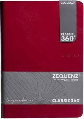 Squared White Zequenz Notebook Classic 360 Signature A5 360-SNJ-A5-CS-WHG 