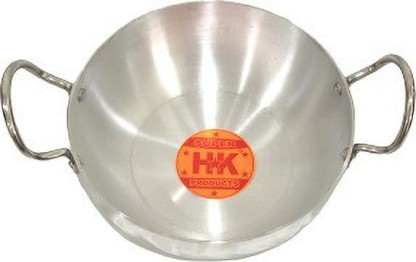 Aluminium Regular Karahi Kadai Pots & Pan Cooking Woks Capacity 3.5 Liter 