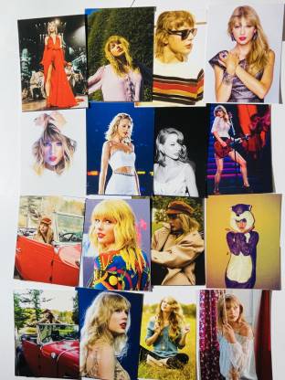 Taylor Swift Lomo Cards Pack of 16 Premium Autograph Photocards (3X4 ...