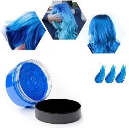GFSU BLUE HAIR COLOR WAX without using bleach and causing no damage to the  hair. , BLUE - Price in India, Buy GFSU BLUE HAIR COLOR WAX without using  bleach and causing
