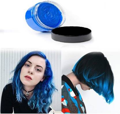 imelda Instant Hairstyle Temporary Blue Hair Color Daily Use Wax for Men  and Women , BLUE - Price in India, Buy imelda Instant Hairstyle Temporary  Blue Hair Color Daily Use Wax for