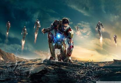 kMswG22p iron man iron man 3 robert downey jr wallpaper Poster Paper Print  - Movies posters in India - Buy art, film, design, movie, music, nature and  educational paintings/wallpapers at 