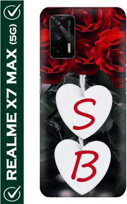 FULLYIDEA Back Cover for realme X7 Max, Letter S, Alphabet S, Name S,  Letter S With B, S Love B - FULLYIDEA : 